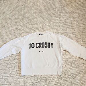 10 Crosby Derek Lam White Sweatshirt